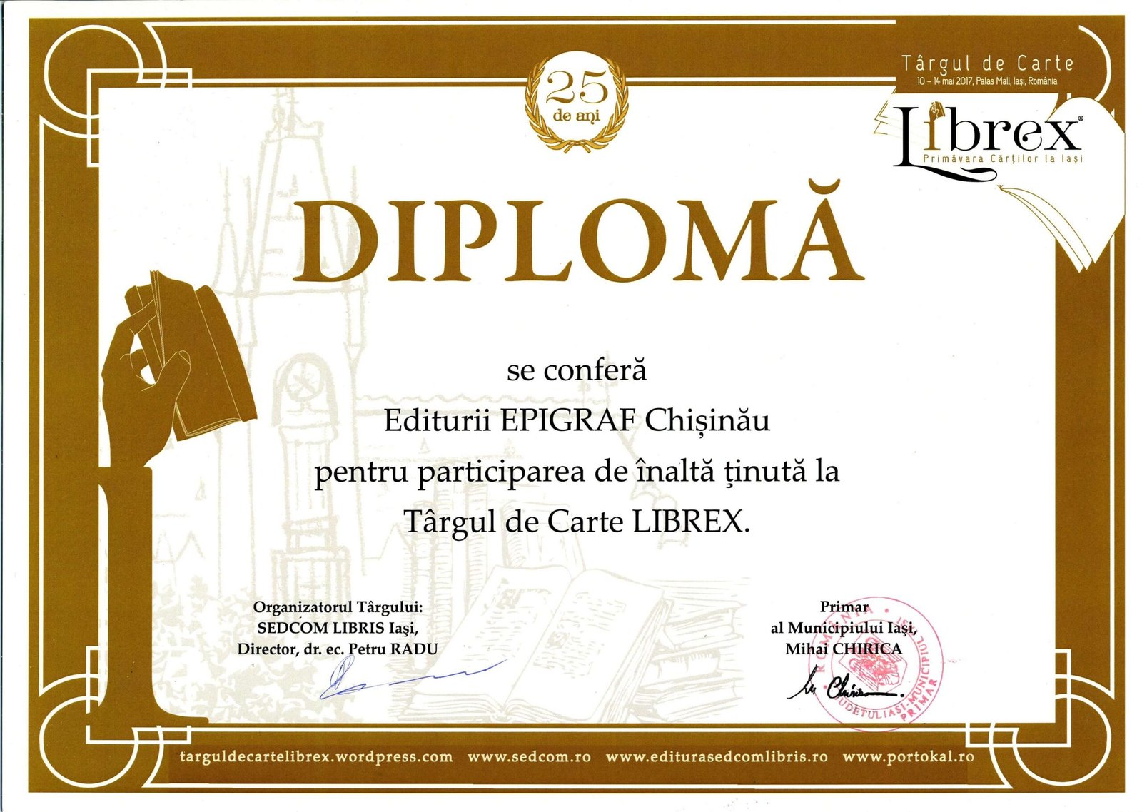 Târgul de Carte LIBREX, 2017