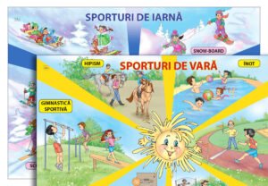Sporturi de vară / Sporturi de iarnă; planșă