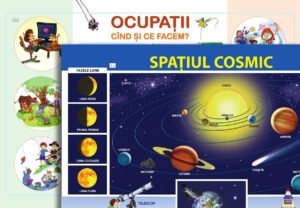 Spațiul cosmic / Ocupaţii. Când și ce facem? planșă