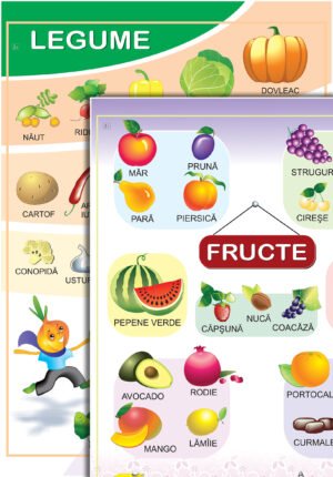 Fructe / Legume; planșă
