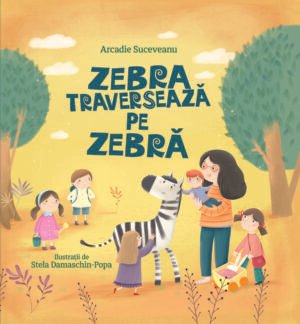 Zebra traversează pe zebră