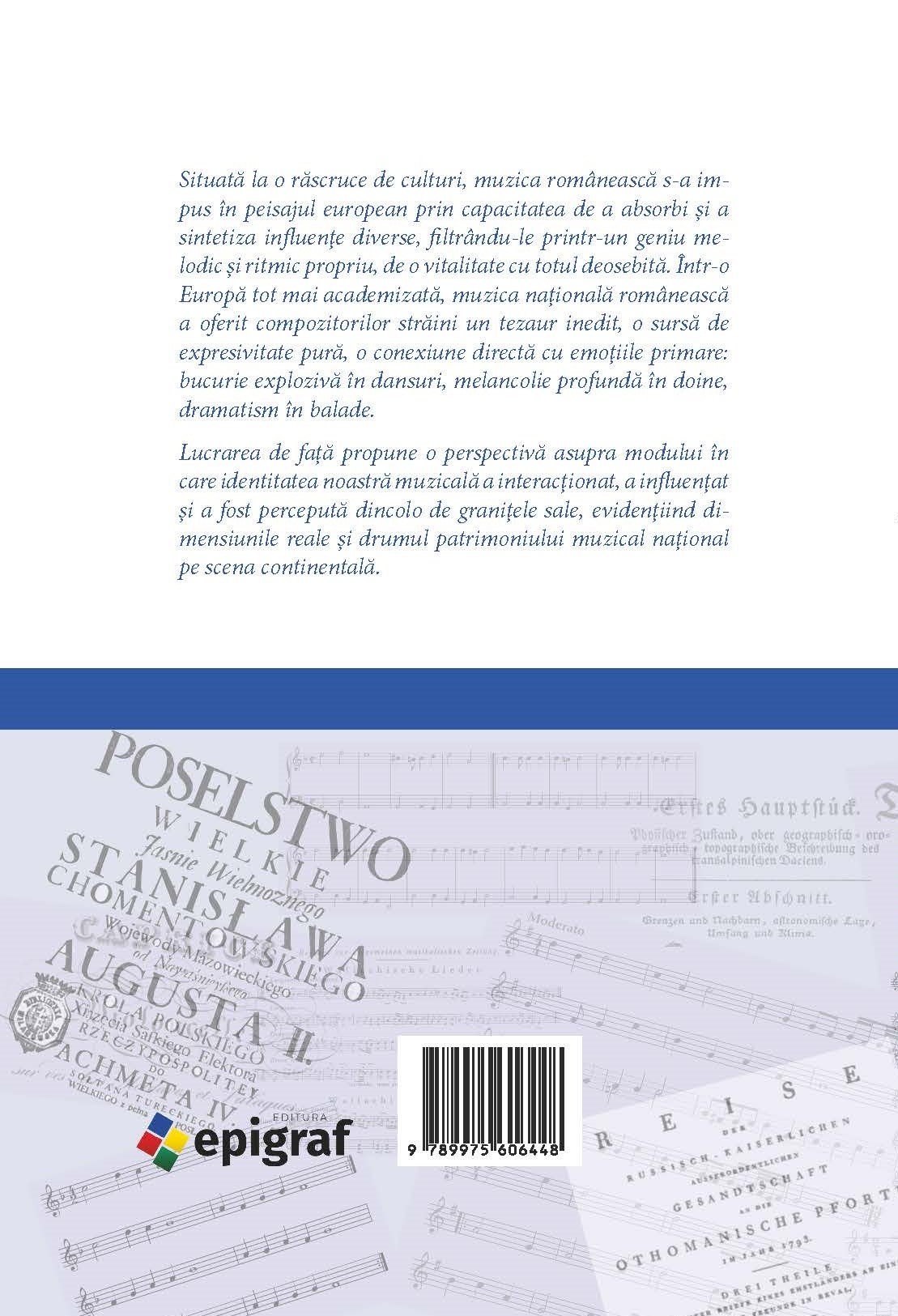 MĂRTURII DOCUMENTARE DESPRE MUZICA NAȚIONALĂ ÎN CULTURA EUROPEANĂ (secolele XVI-XX) - imagine 2